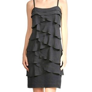 NWOT JOVANI Black tiered cocktail dress